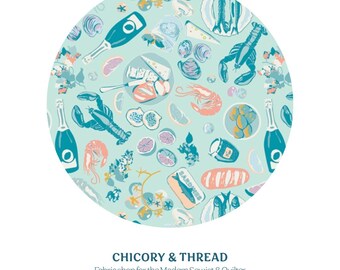 Gosto da Costa Fresca | Costeira | Art Gallery Fabric | Coastal Fabric | Seaside Fabric | Quilters Cotton  | 1/2 yard