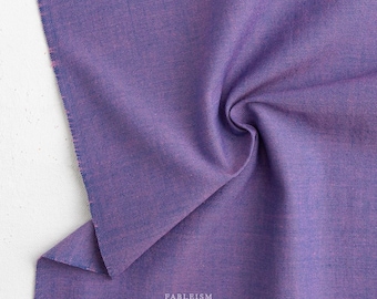 Electric Purple Yarn-Dyed Cotton Fabric - Watercolor Wovens, Quilting & Garment Sewing
