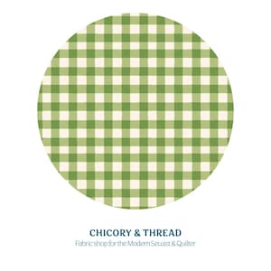 Small Plaid of my Dreams Fern  | Marigold | Maureen Cracknell | Art Gallery Fabric | Modern Fabric | Quilters Cotton  | 1/2 yard