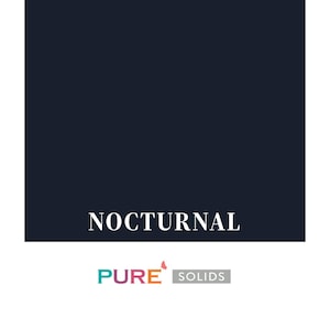 Nocturnal | Half Yard | PURE Solids | Art Gallery Fabric | 100% Pima Cotton | Solid Color