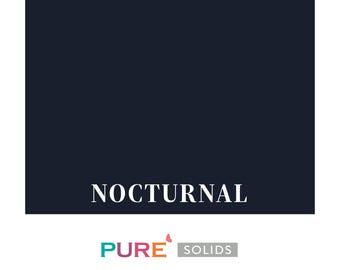 Nocturnal | Half Yard | PURE Solids | Art Gallery Fabric | 100% Pima Cotton | Solid Color