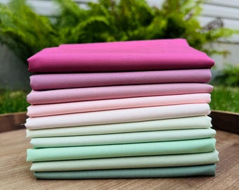 Spring Meadow / Wicked  Bundle | 10 Fat Quarters or half yards | PURE Solids | Art Gallery Fabric