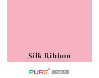 Silk Ribbon | Half Yard | PURE Solids | Ethereal Edition | NEW 2025 color | Art Gallery Fabric | 100% Pima Cotton | Solid Color