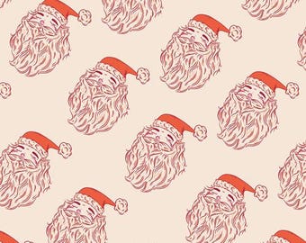 Art Gallery Fabrics | Christmas in Color | Holiday Cheer -  Santa (CMC-25402)