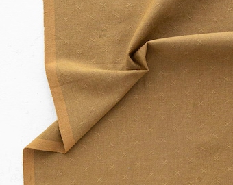 Sprout Wovens  - Bronze by Fableism Supply Co | 100% Garment & Quilting Cotton Fabric | Yarn-dyed | half a yard