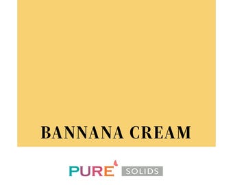 Banana Cream | Half Yard | PURE Solids | Art Gallery Fabric | 100% Pima Cotton | Solid Color