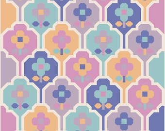Wallflower | Large Throw Quilt Kit Bundle | Pen and Paper Patterns |  Popsicle  | Art Gallery Fabric PURE |