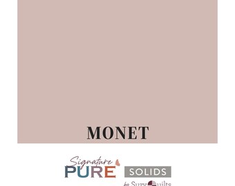 MONET | Half Yard | Signature PURE Solids by Suzy Quilts | Art Gallery Fabric | AGF | 100% Pima Cotton | Solid Color | Quilting | Sewing