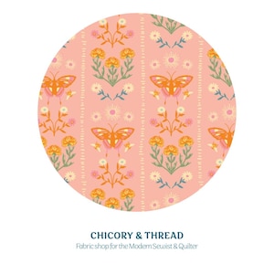 Annual Migration | Marigold | Maureen Cracknell | Art Gallery Fabric | Modern Fabric | Quilters Cotton | 1/2 yard | Plaid | Floral Fabric