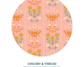 Annual Migration | Marigold | Maureen Cracknell | Art Gallery Fabric | Modern Fabric | Quilters Cotton | 1/2 yard | Plaid | Floral Fabric