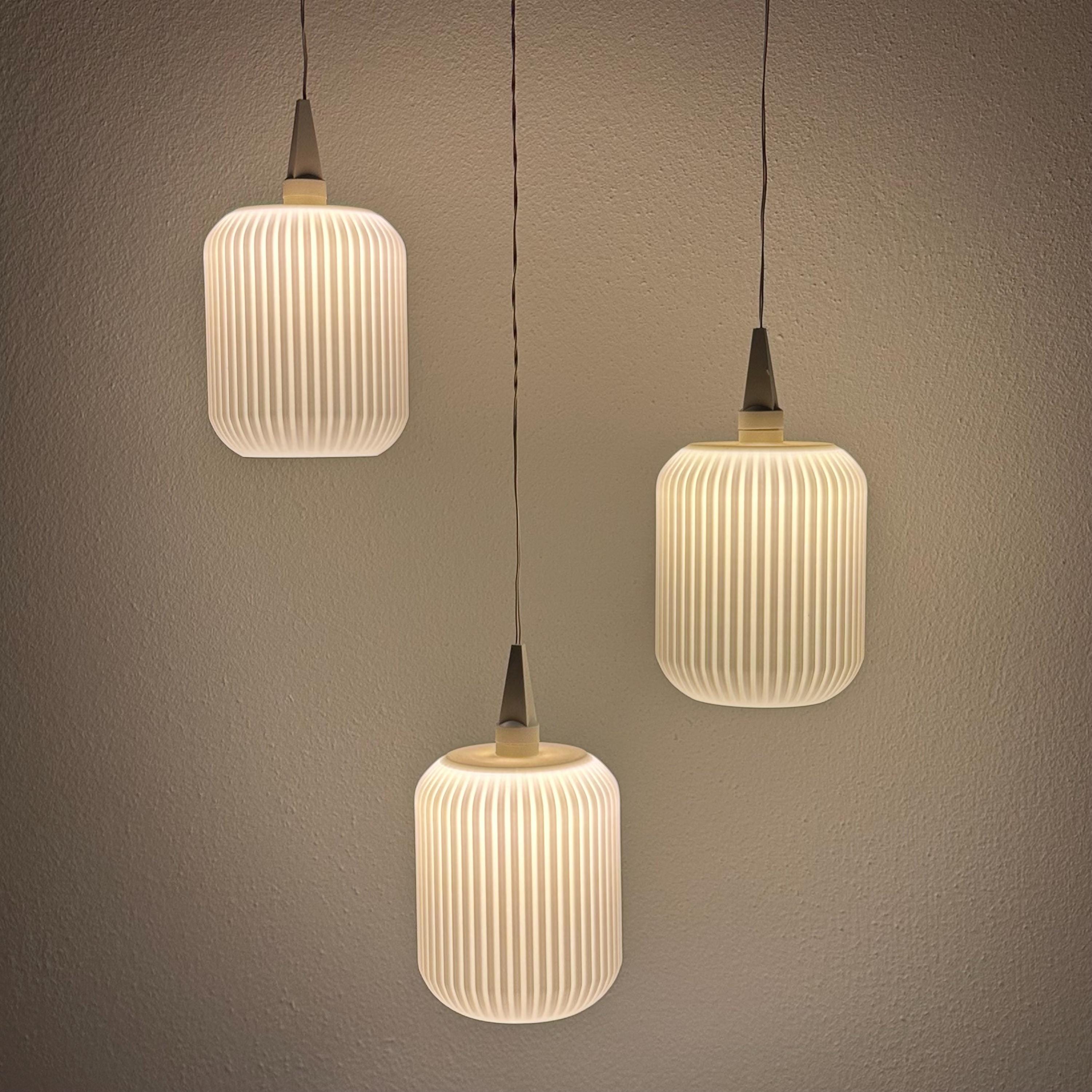 Paralume Cono 40cm In Cotone E PVC - Fatto A Mano Per Lampade Tavolo/Piantana, Colore Avorio - Foto 4