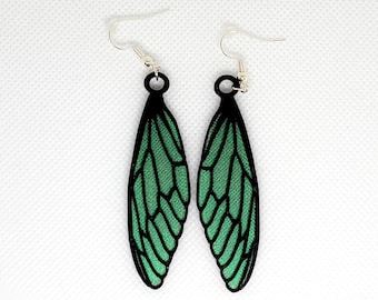 Cicada Wings Model Earrings Pair