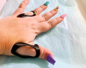 Ornate Finger 3rd MCP Knuckle Ring Splint for Hypermobility