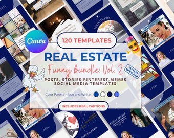 Funny Realtor Social Media Posts Real Estate Marketing Instagram Canva Templates Realtor Market Funny Real Estate Templates Pinterest Posts