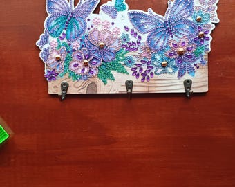 butterfly wall hanging for keys