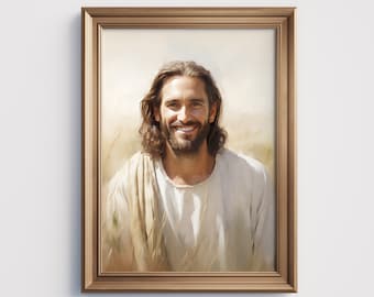 Bread of Life-Jesus Christ Art-Digital Download-Savior-Jesus Wall Art-Christian Art-Printable-Jesus Portrait