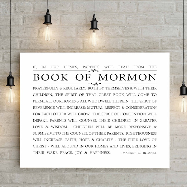 Mormon Quote - Etsy