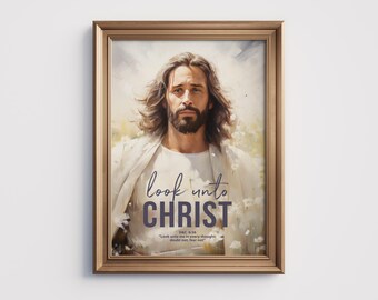 2025 LDS Youth Theme-Look Unto Christ-Young Women's poster, handouts, printables