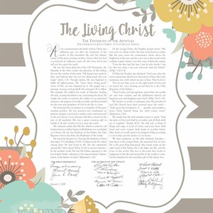The Living Christ-printable-lds-instant Download-3 Sizes Included - Etsy