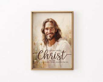 2025 LDS Youth Theme-Look Unto Christ-Young Women's poster, handouts, printables