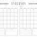 Dry Erase Calendar Printable-family Calendar-command Center ...