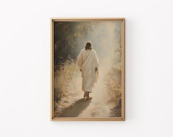 Come Follow Me-Jesus Christ Art-Digital Download-Savior-Jesus Wall Art-Christian Art-Printable-Jesus Portrait
