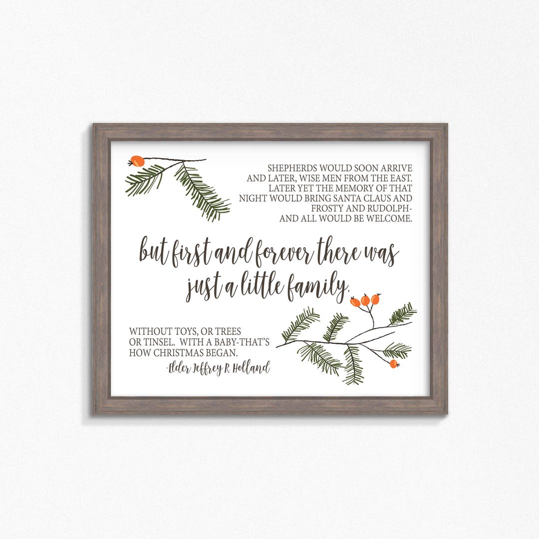 Christmas Printable-lds-first Christmas-christmas Decor-instant ...