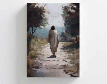 Walk With Me-Jesus Christ Art-Digital Download-Savior-Jesus Wall Art-Christian Art-Printable-Jesus Portrait