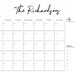 Dry Erase Calendar Printable-family Calendar-command Center ...