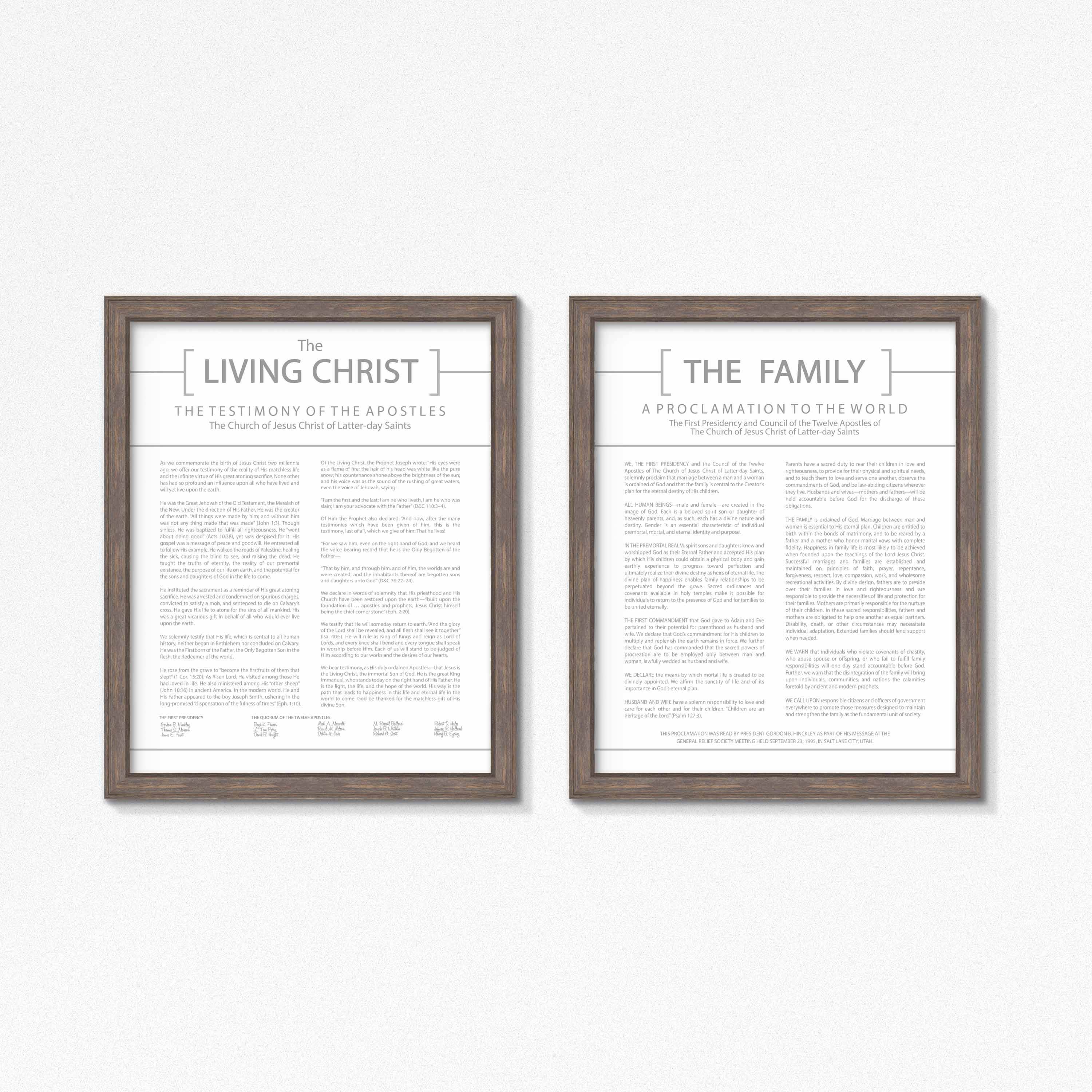 LDS Art The Living Christ And The Family Proclamation Printable Set lds-art-the-living-christ-and-the-family-proclamation-printable-set