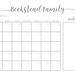 Dry Erase Calendar Printable-chalkboard Dry Erase-cutomizable Mulitple ...