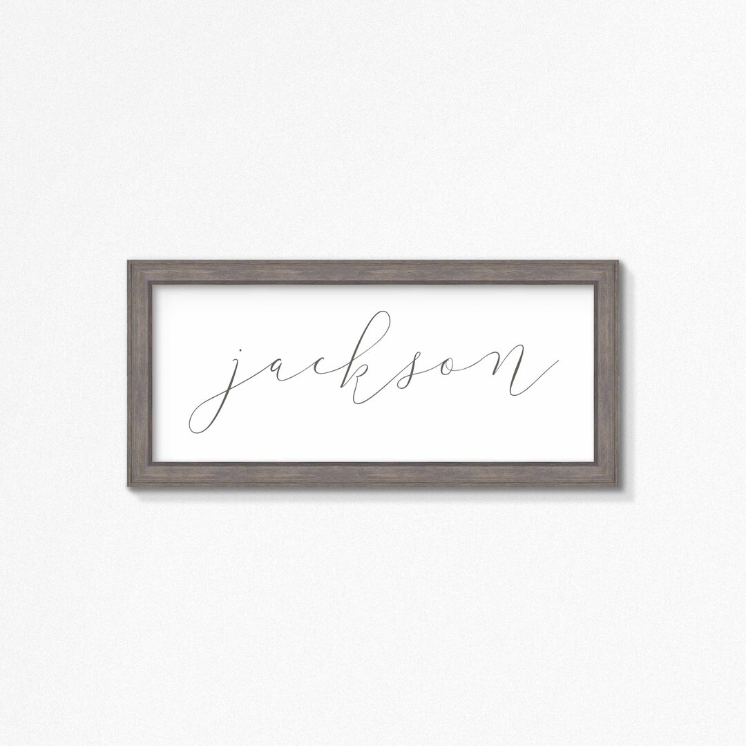 Nursery Name Art-boys Name Art-customized Digital Printable-8x20 or