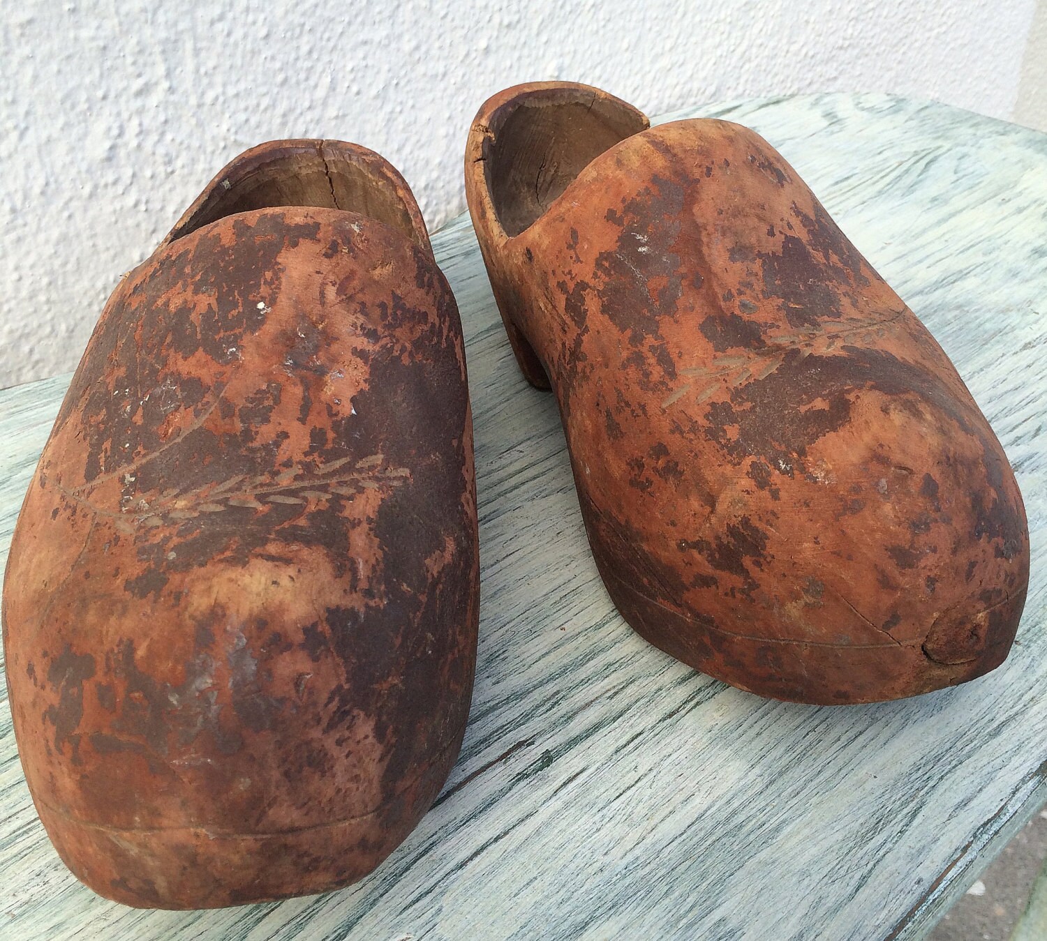 Antique Wooden Shoes Dutch Shoes Vintage Dutch Clogs | Etsy