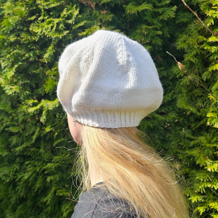 Handmade Wool Blend Beret: Vintage French Style Hat - Etsy display picture 3