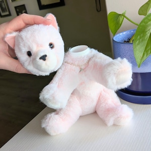 Plüschtier Pillenflasche - Pink Kitty