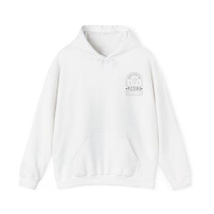 Pizza Pizzeria Logo Hoodie, Florence Pizzeria Sweatshirt, Italian Food Pullover, Pizza Lover Gift, Foodie Hoodie, Unisex Pizza Sweatshirt