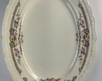 Vintage CC Thompson Serving Platter USA Mayfair #1405 11 1/2" x 8 1/2"