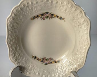 Vintage Small 4 3/4" diameter Bowl use for trinkets or treats for Rings Favors Thompson Pottery Seville but Unmarked
