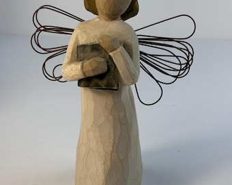 Willow Tree Figurine “ Angel of Learning” Demdaco 1999 Susan Lordi