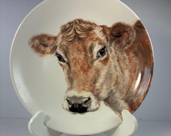 222 fifth Plate from the Farm Animal Collection Porcelain 8 1/2” diameter Farmhouse Motif Discontinued