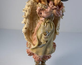 Boyd’s Bears Folkstone Collection Figurine “Luna…The Light of the Silvery Moon Resin Angel 1998