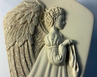 Angel Star Wishing Box Ballet for Small Treasures 2001 Resin with Original Card Inside
