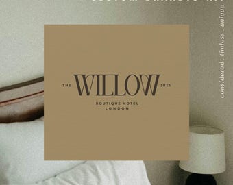 Custom Branding Package, Elegant Typography Logo Kit, Modern Aesthetic Branding, Full Branding Kit, Unique Branding, Premium Branding Kit