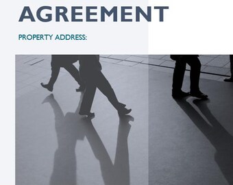 Residential Lease Agreement Template | Editable & Printable Legal Document | Instant Download | Microsoft Word Document
