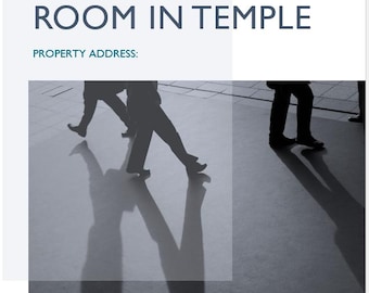 Lease Agreement for Renting a Room | Editable & Printable Legal Document | Instant Download | Microsoft Word Document