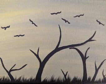 Peinture acrylique couleur désolée