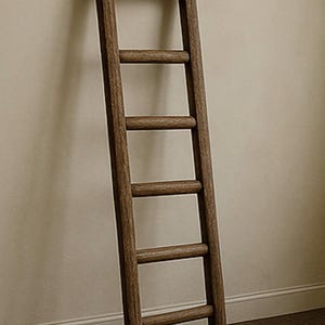 Harper’s Ladder – Rustic Wooden Blanket Ladder | Farmhouse Decor | Handmade Wood Ladder | Towel Rack | Grain and Grit