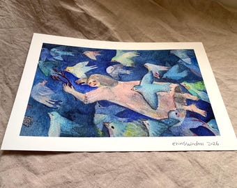 Giclee Print - Flock of Birds