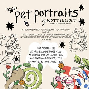 Custom Pet Portraits
