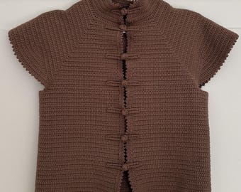 Patrón de ganchillo para top de Kioto (inglés)